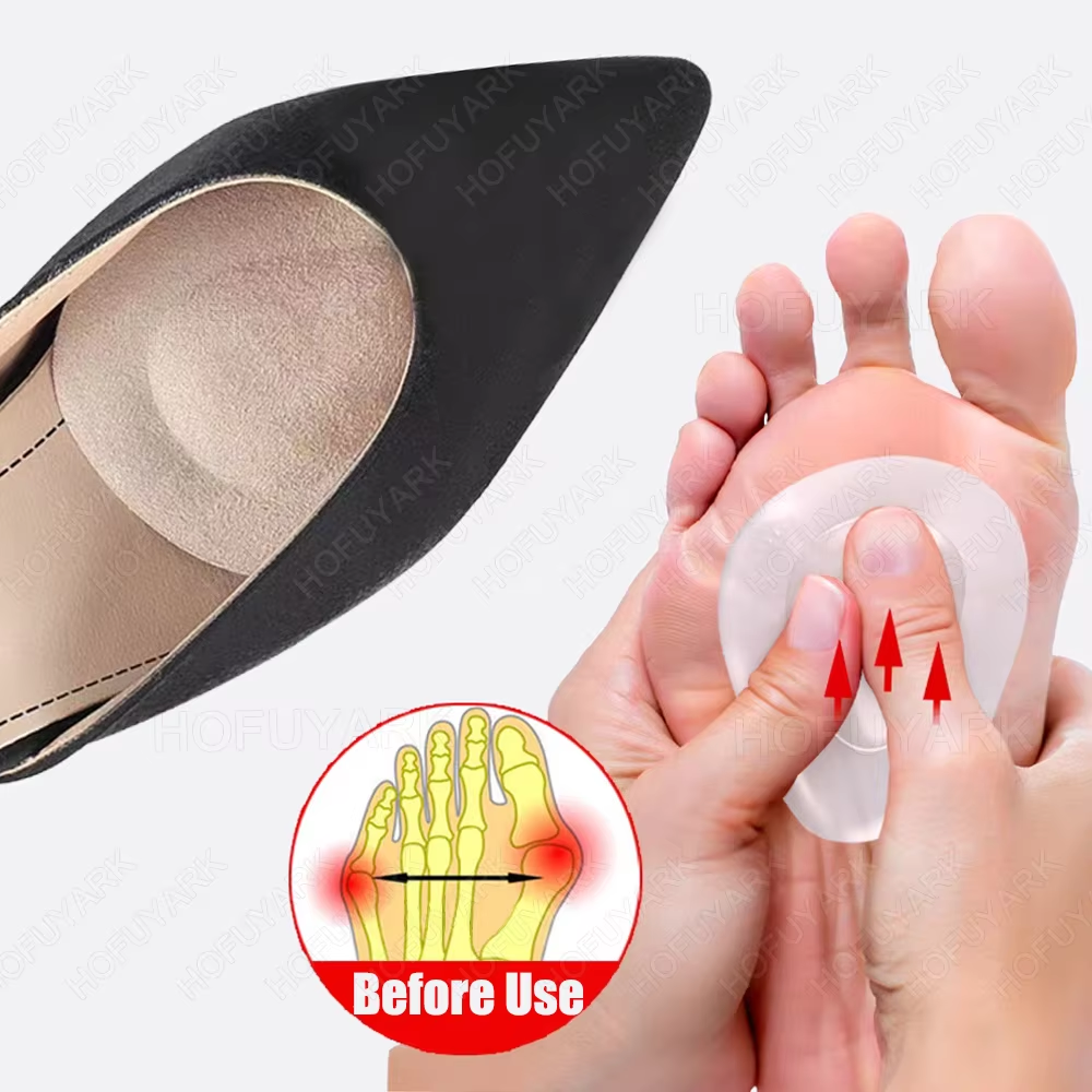 Shoe Polish Cream - Silicone Metatarsal Pads Self-Adhesive Forefoot Pads