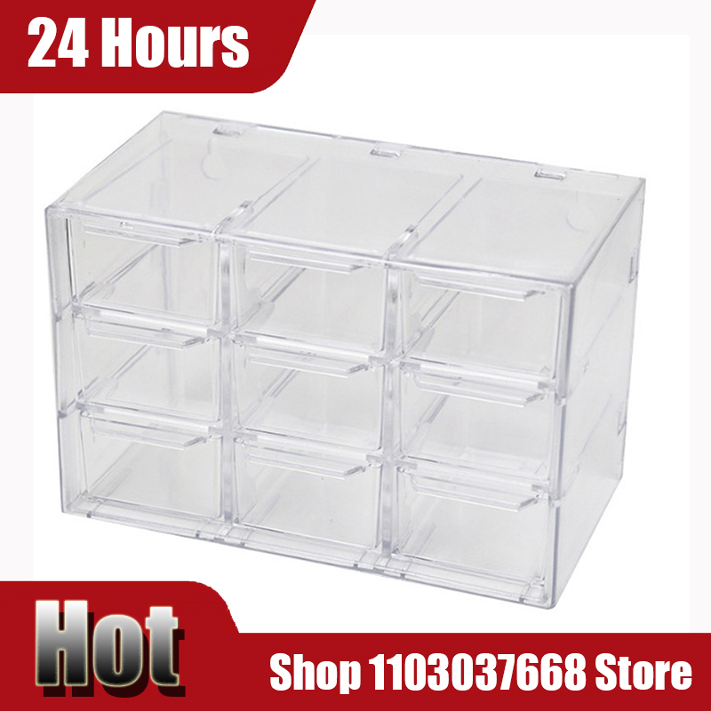 Shoe Box Display - Organizer Jewelry Organizer Desktop Storage Box