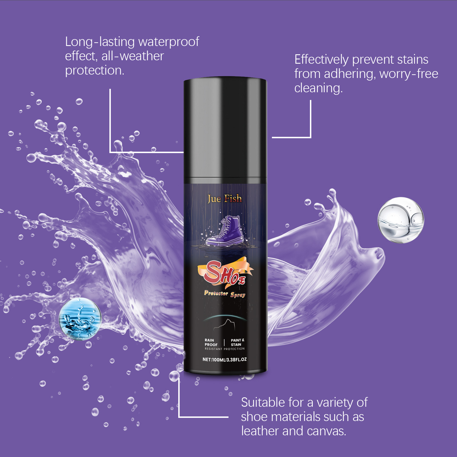 100ML Shoe Protector Spray Cle – Waterproof Spray Shoe recenzja i cena