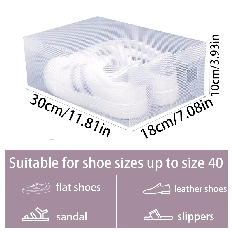 12 Piece Transparent Shoe Box  – Shoe Box Display recenzja i cena