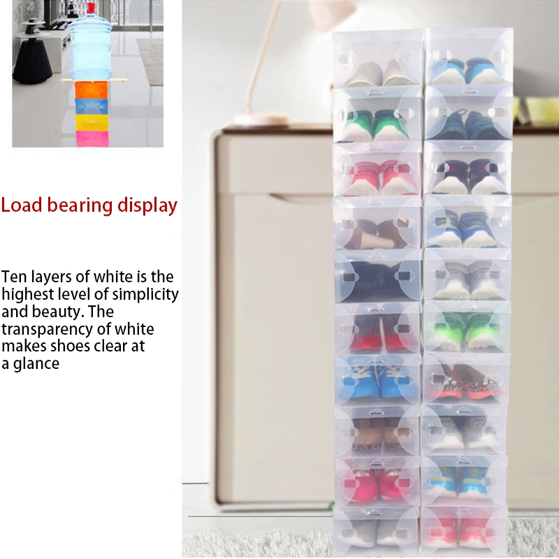 12 Piece Transparent Shoe Box  – Shoe Box Display recenzja i cena