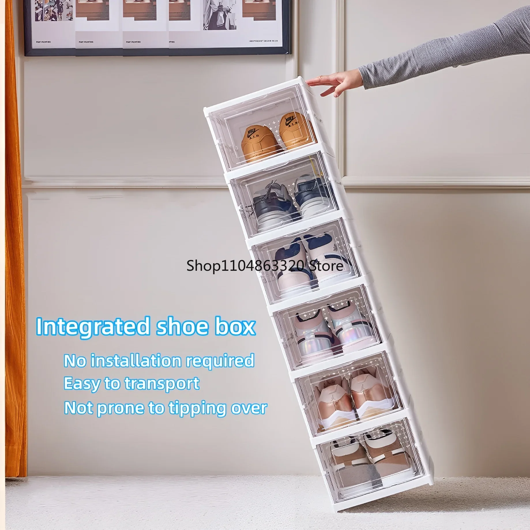 6 Layers Shoes Box Foldable Tr – Shoe Box Display recenzja i cena