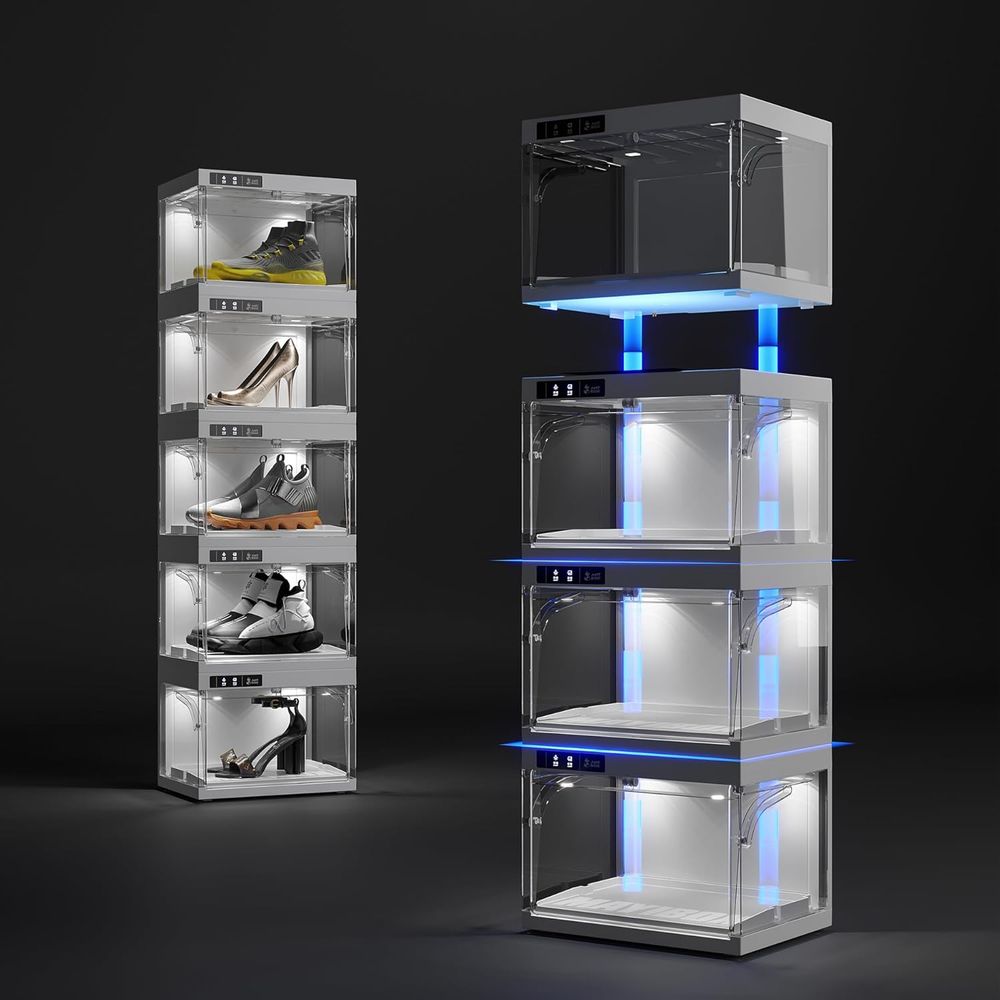 Smart LED Shoe Organizer, Clea – Shoe Box Display recenzja i cena