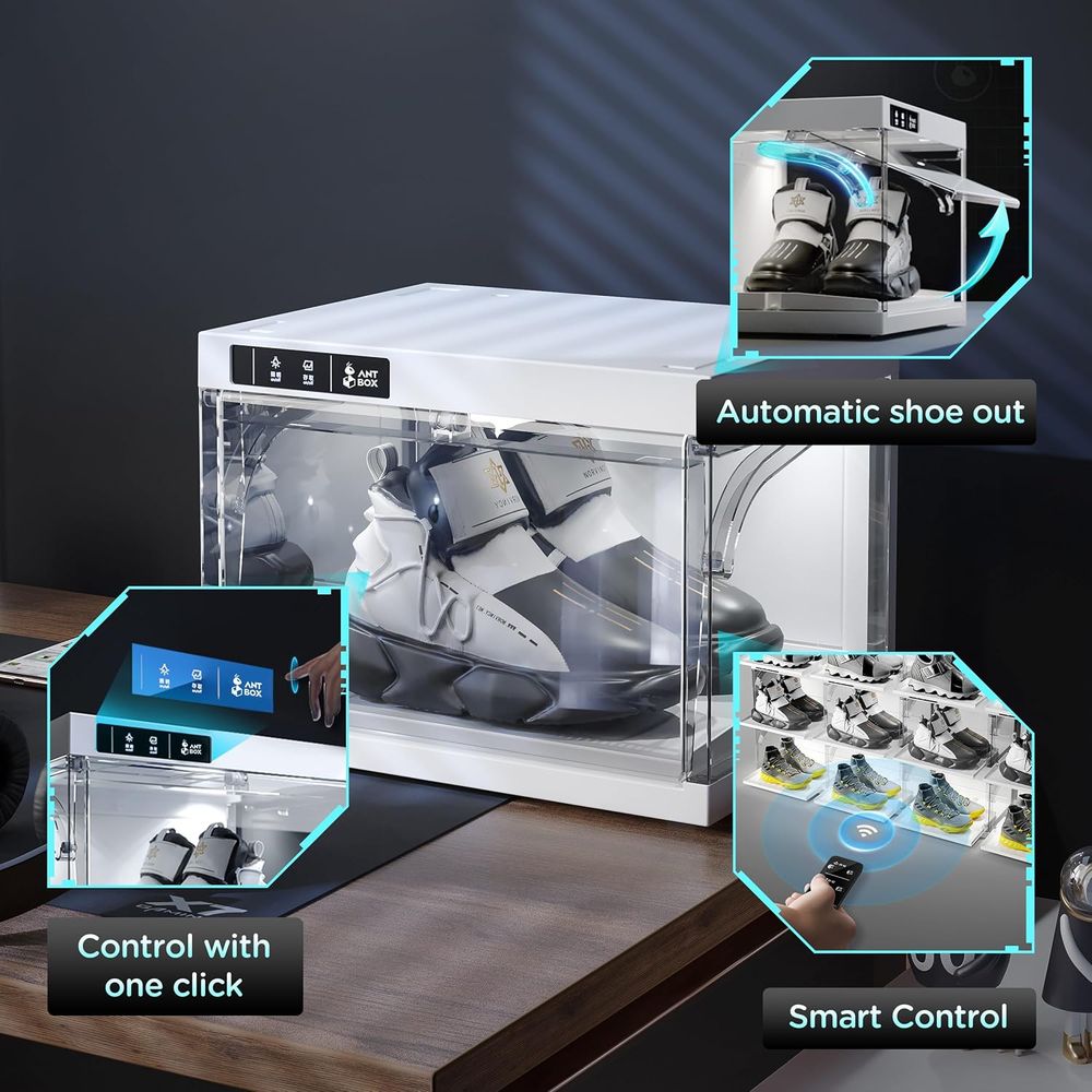 Smart LED Shoe Organizer, Clea – Shoe Box Display recenzja i cena