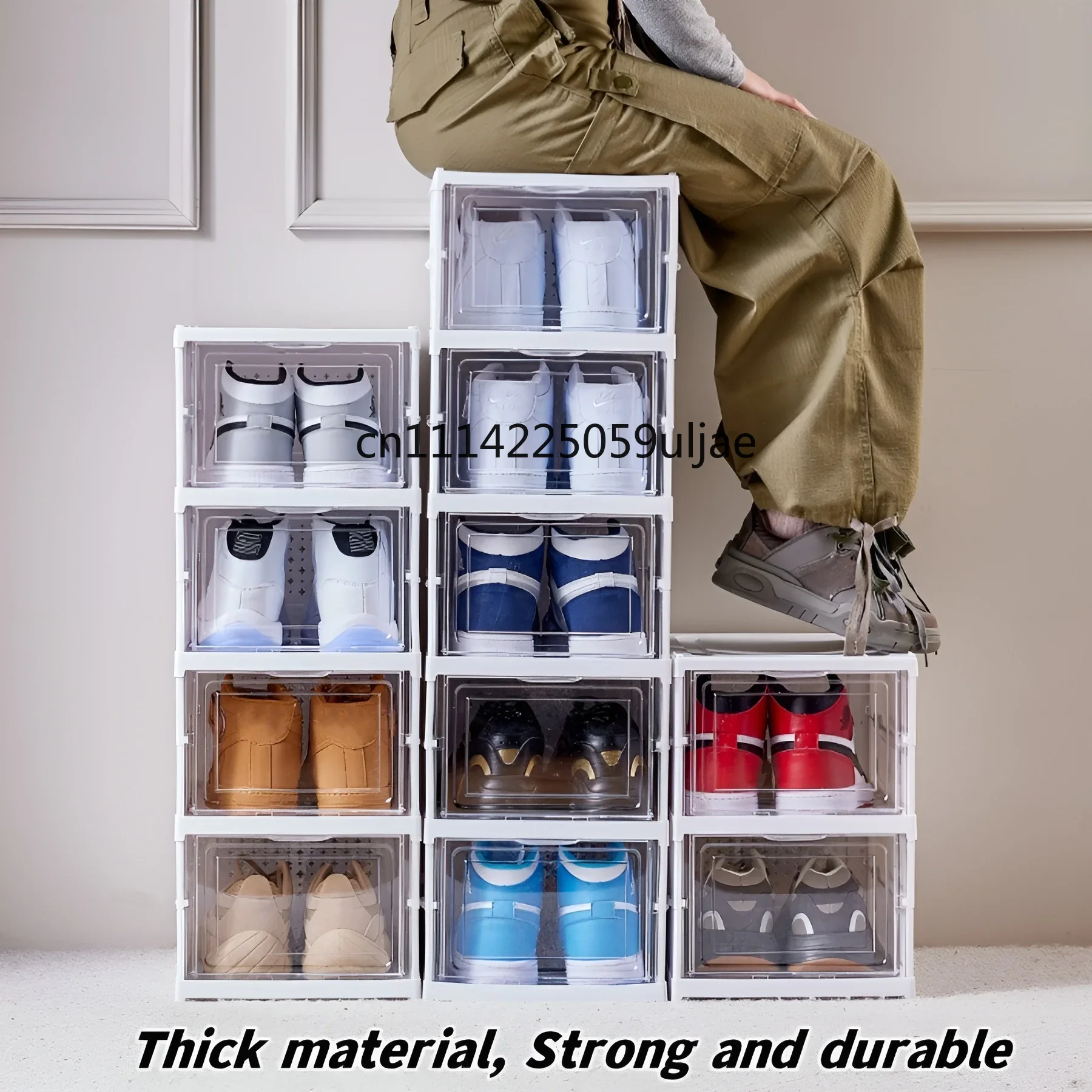 6 Layers Shoes Box Foldable Tr – Shoe Box Display recenzja i cena