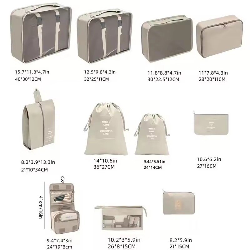 7/8/9/10 Pcs Set Travel Organi – Shoe Bag Dust recenzja i cena