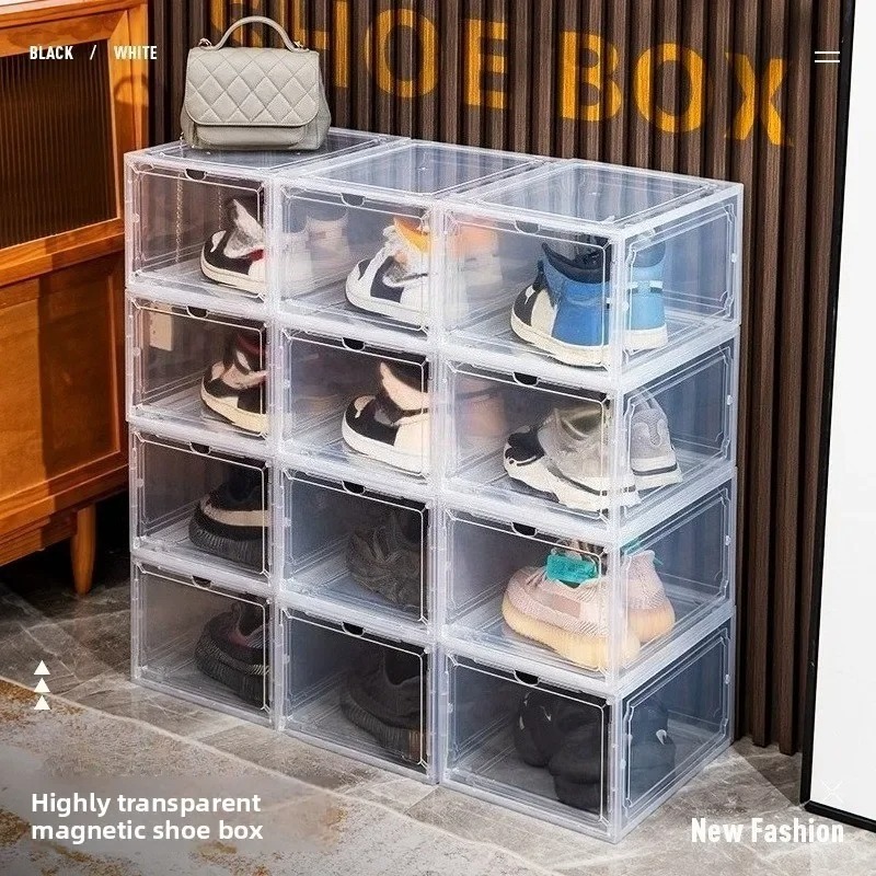 Clear Acrylic Shoe Storage Box – Shoe Box Display recenzja i cena