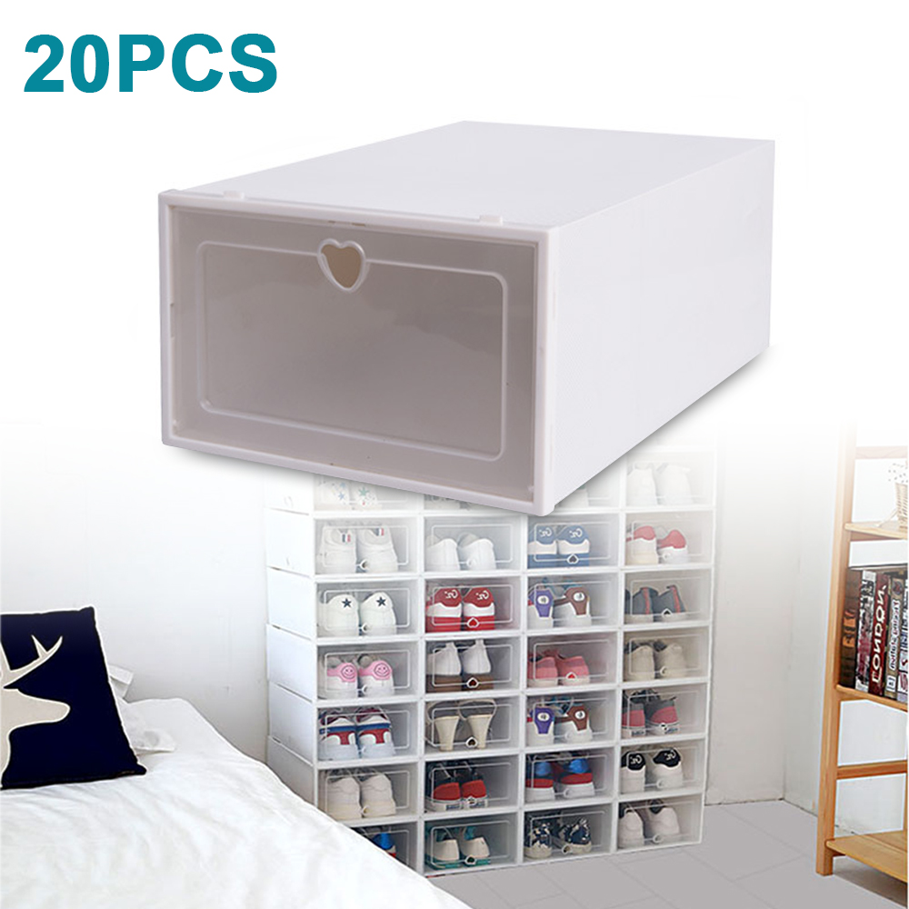 Plastic Fold Shoe Boxes Stacka – Shoe Box Display recenzja i cena