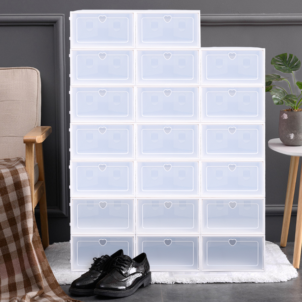 Plastic Fold Shoe Boxes Stacka – Shoe Box Display recenzja i cena