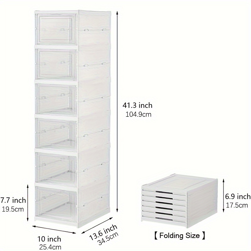Dust Proof Stackable 6 Layer T – Shoe Box Display recenzja i cena