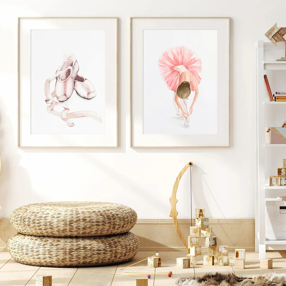 Watercolor Ballet Girls Shoes  – Waterproof Spray Shoe recenzja i cena