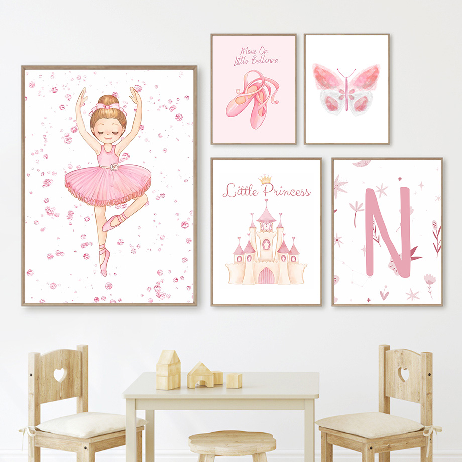 Pink Nursery Custom Girl Name  – Waterproof Spray Shoe recenzja i cena