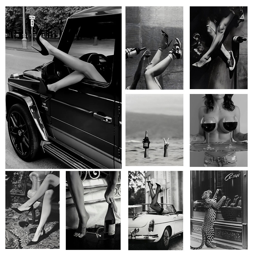 Black and White Luxury Cars, S – Waterproof Spray Shoe recenzja i cena